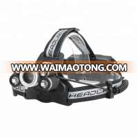 High Power Zoomable Headlamp USB Rechargeable 20W Headtorch for 5 Head Camping Light